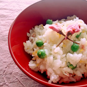 お花見ごはん