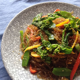 春野菜のチャプチェ