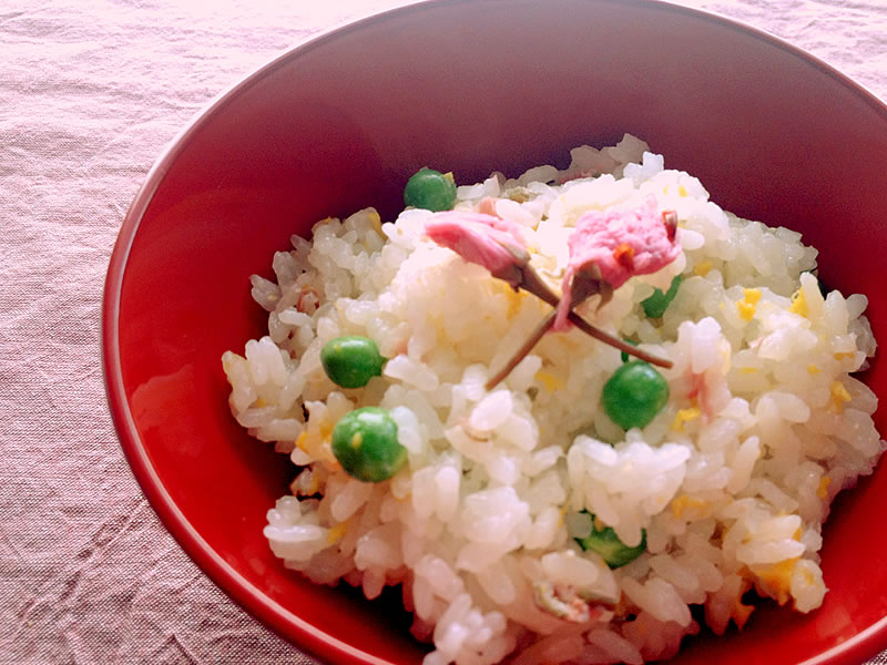 お花見ごはん
